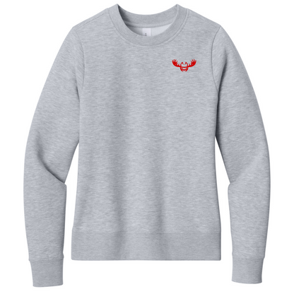 Women's Embroidered Fleece Crew