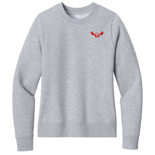 Women's Embroidered Fleece Crew
