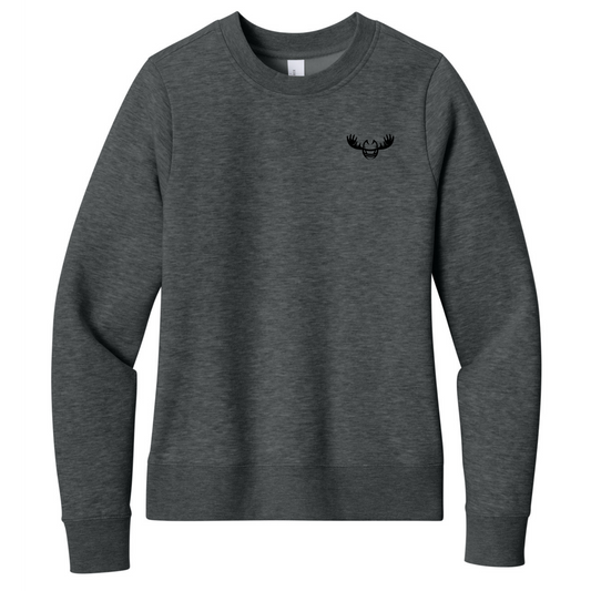 Women's Embroidered Fleece Crew