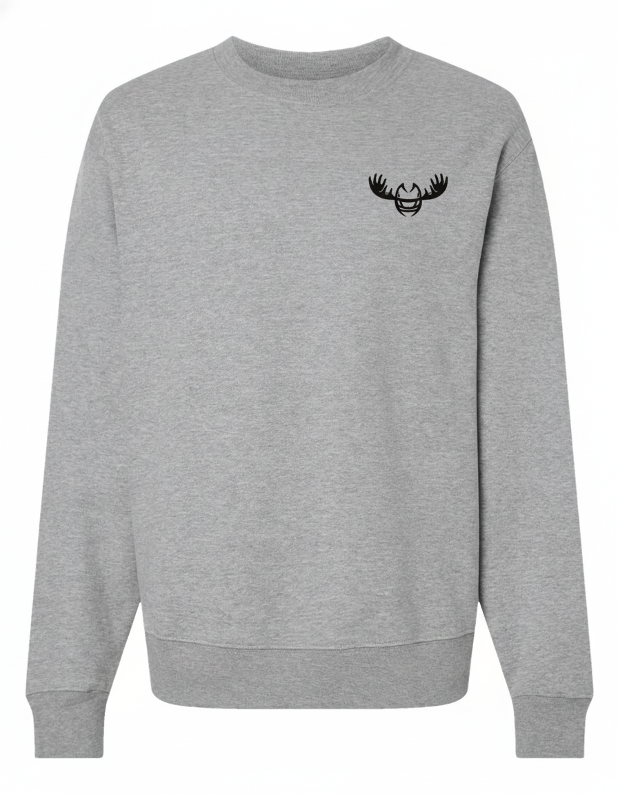 Women's Embroidered Crew Neck Sweatshirt