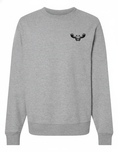 Women's Embroidered Crew Neck Sweatshirt