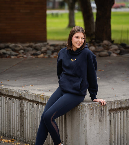 Women's Embroidered Hooded Sweatshirt