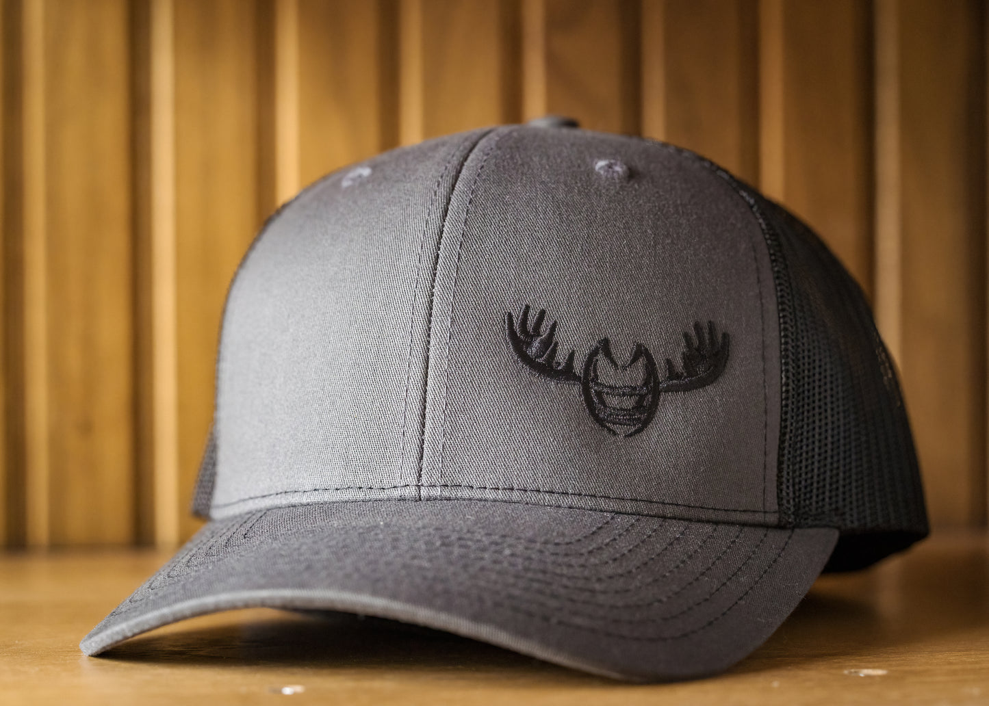 Moose Embroidered Side Logo Trucker Hat