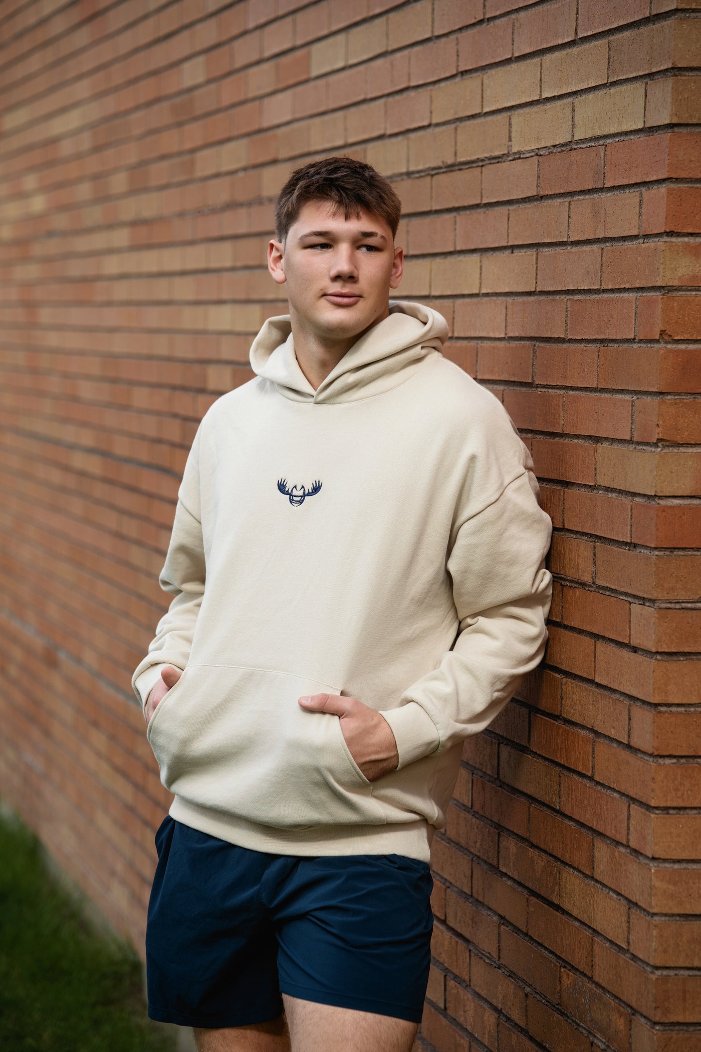 Men's Embroidered Hooded Sweatshirt