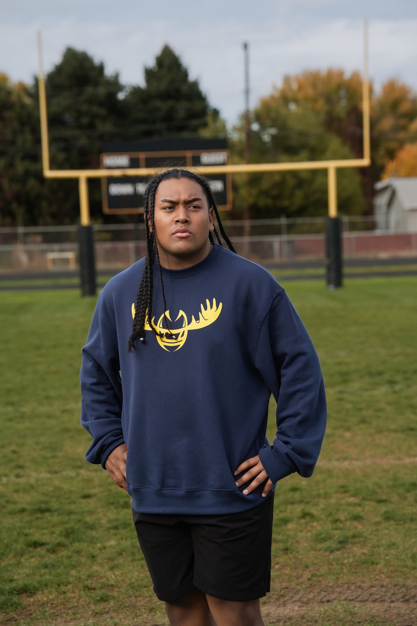 Men's Printed Crew Neck Sweatshirt