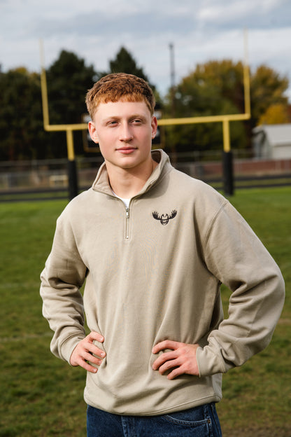 Men’s Embroidered Quarter-Zip Sweatshirt