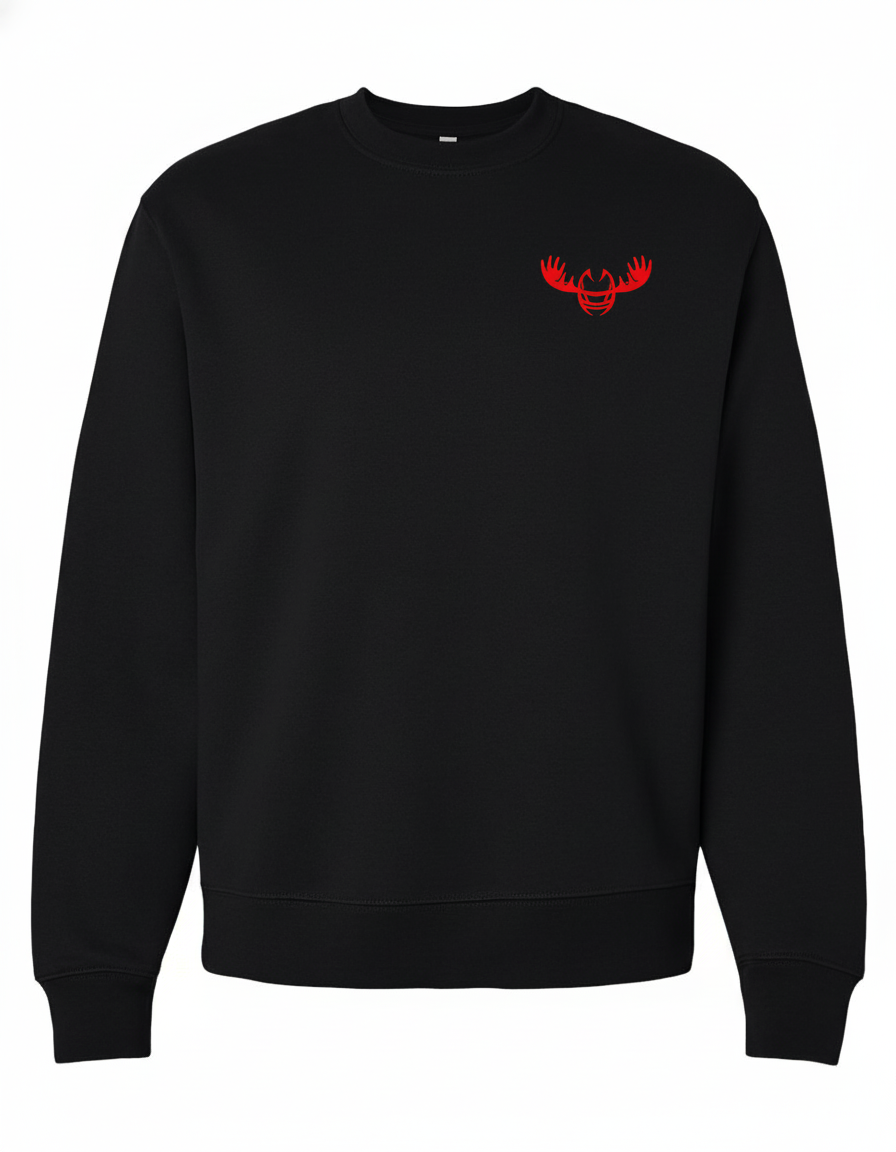 Women's Embroidered Crew Neck Sweatshirt